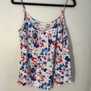 Flowy floral tank